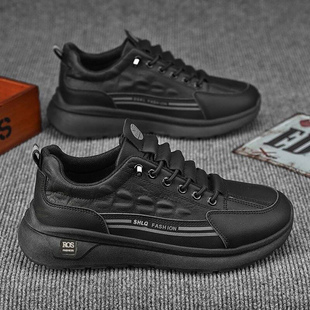 福建晋江源头工厂品牌男鞋帕拉鞋男款秋冬男士加绒飞行员休闲鞋子