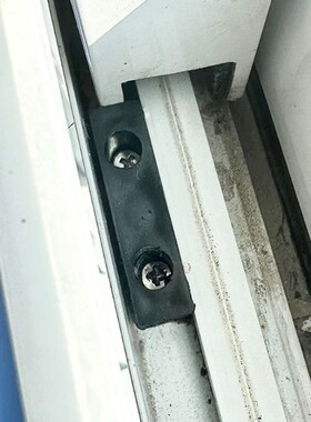 保护塑料块窗锁门窗推拉窗户防撞块铝合金塑钢限位器平移窗防碰块