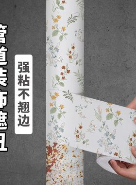 法式贴纸下水管道遮挡装