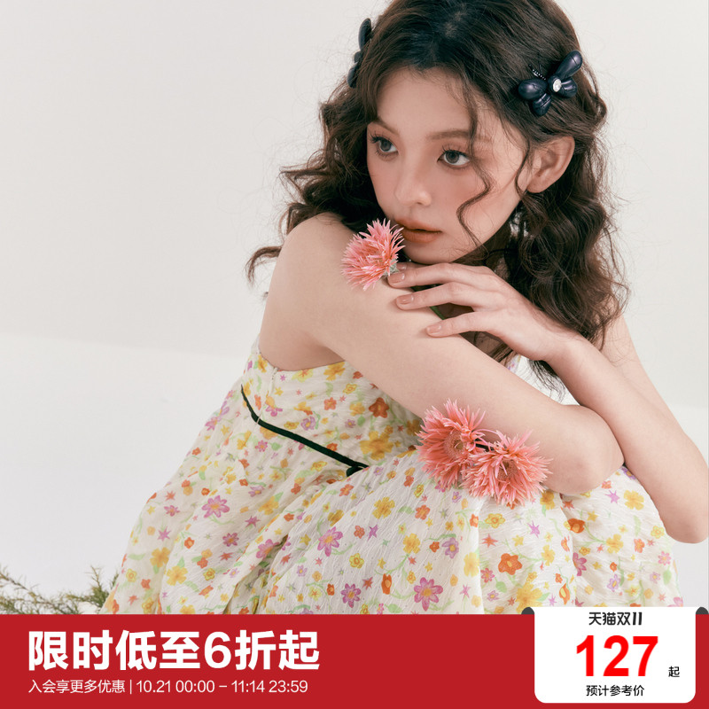 设计师联名蓬蓬连蓬蓬连衣裙