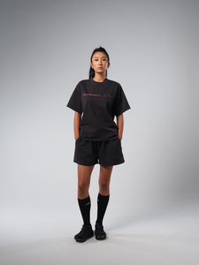 GRFTT 新款黑色纯棉透气运动短裤男女同款夏季宽松休闲五分裤子潮