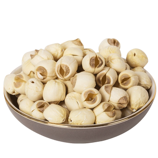 建宁公主 福建建宁莲子干货 去芯通心白莲子农家连子干货500g