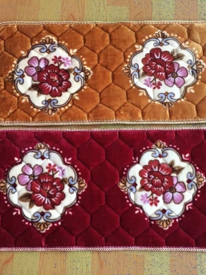 三轮车棉坐垫电动三轮车加厚坐垫冬季防滑保暖垫长板凳垫毛绒坐垫