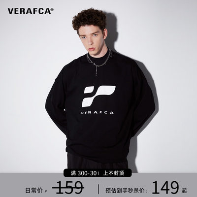 VERAFCA长袖T恤半高领印花