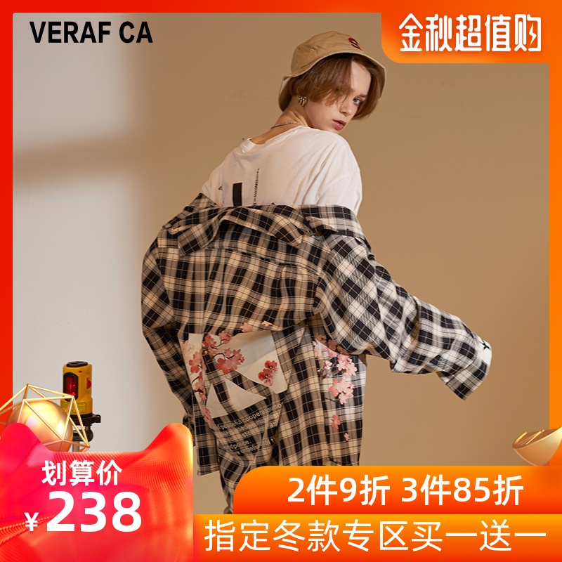 268.00元包邮veraf ca潮牌慵懒风花卉chic衬衫