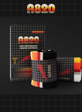 AVIA爱威亚A820复古潮流长袜运动袜礼盒