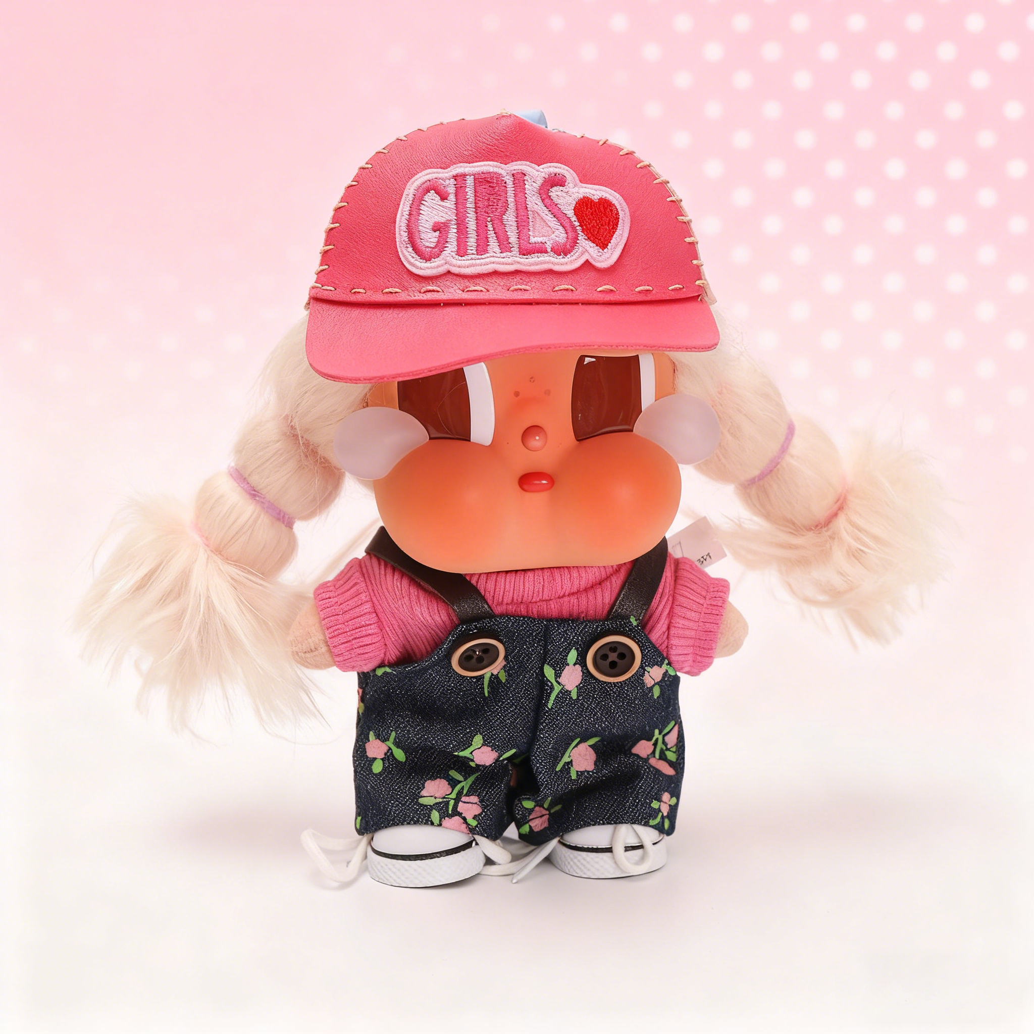 背带裤娃衣适用于哭娃Crybaby vacation搪胶毛绒衣服套装可换装