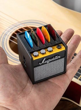 新品3D Printing Guitar Picks Holder 3D打印吉他拨片收纳立体