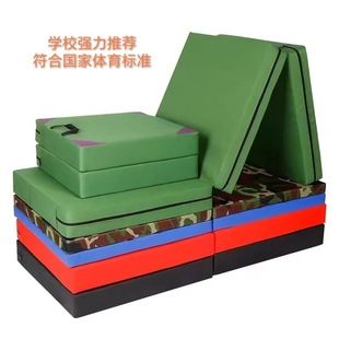 体操垫舞蹈练功垫帆布垫体操可折叠垫仰卧起坐垫空翻垫厂一件