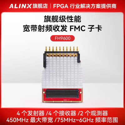 ALINXFMC宽带射频子卡4发4收