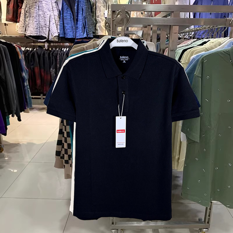正品班尼路夏季男装珠地纯棉短袖简约休闲商务反领polo衫t恤上衣