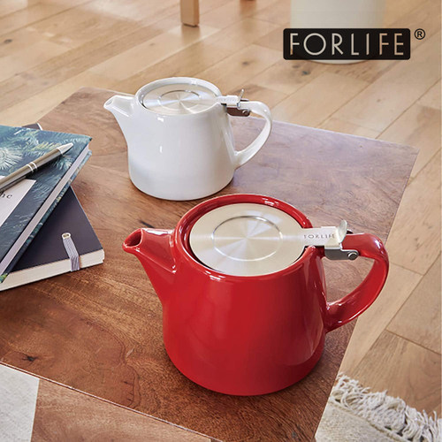 FORLIFE桩树人家陶瓷带过滤茶壶