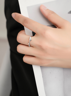 堤喜女纯银原创设计戒指