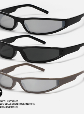 MG赛博朋克眼镜墨镜男女款科技感太阳镜高级感骑行镜音乐节辣妹