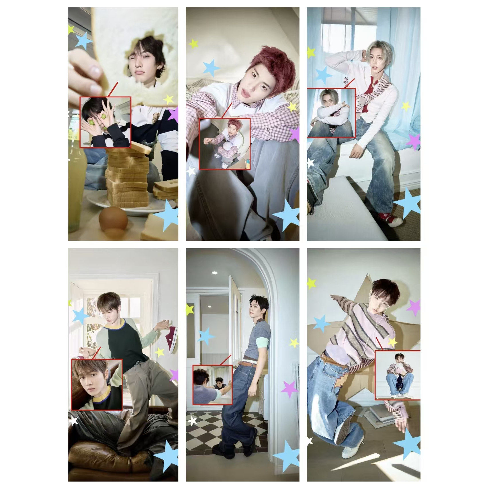 新款riize周边自印扫图郑成灿朴元彬将太郎高颜值明信片收藏卡片,节庆用品/礼品,贺卡/卡片,淘宝优惠券,粉丝福利购,淘宝优惠卷