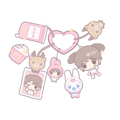 新款RIIZE周边自制郑成灿ins风背包挂件亚克力Q版明星应援钥匙扣