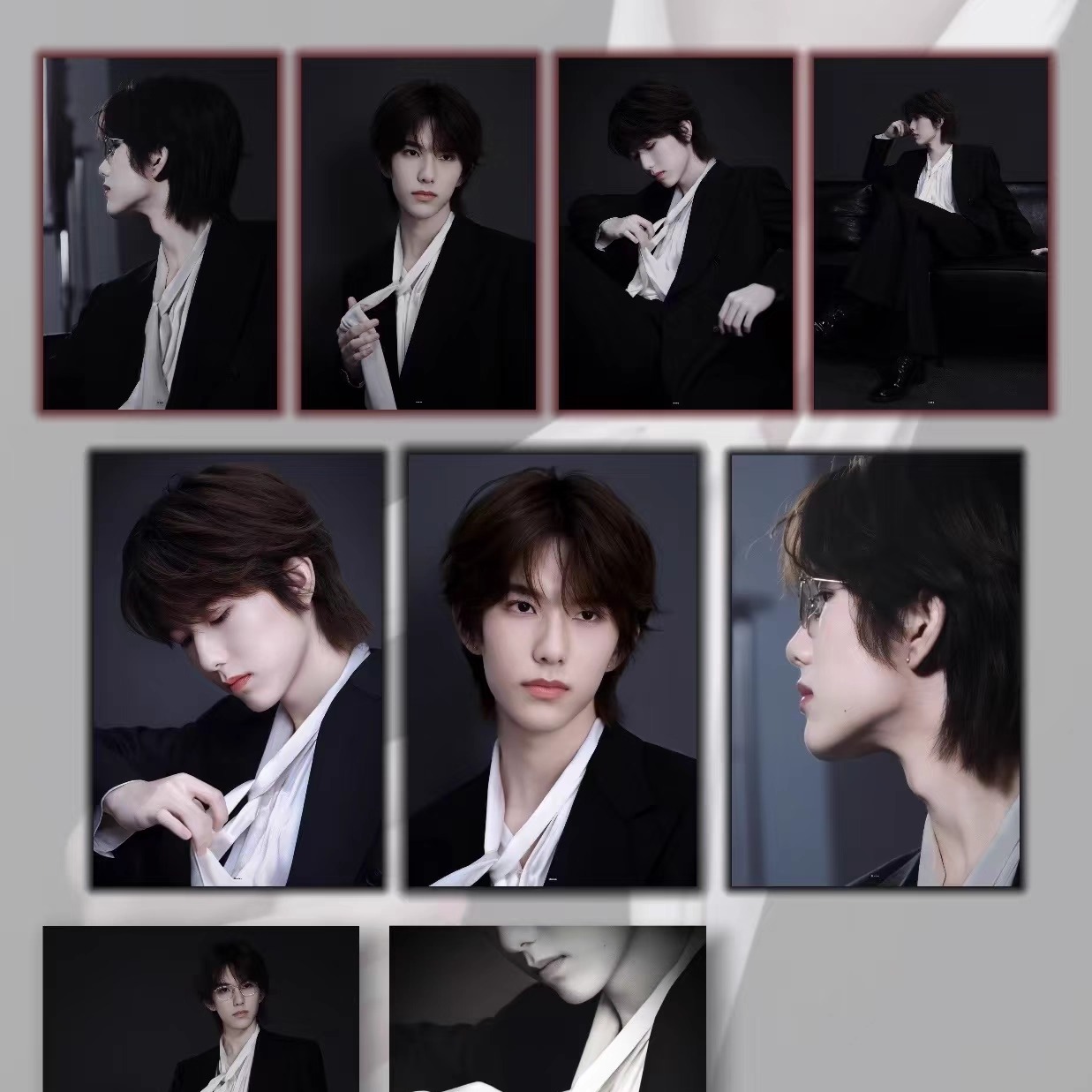 新款马柏全周边自印高颜值ins风三寸直角三生花小卡送朋友礼物