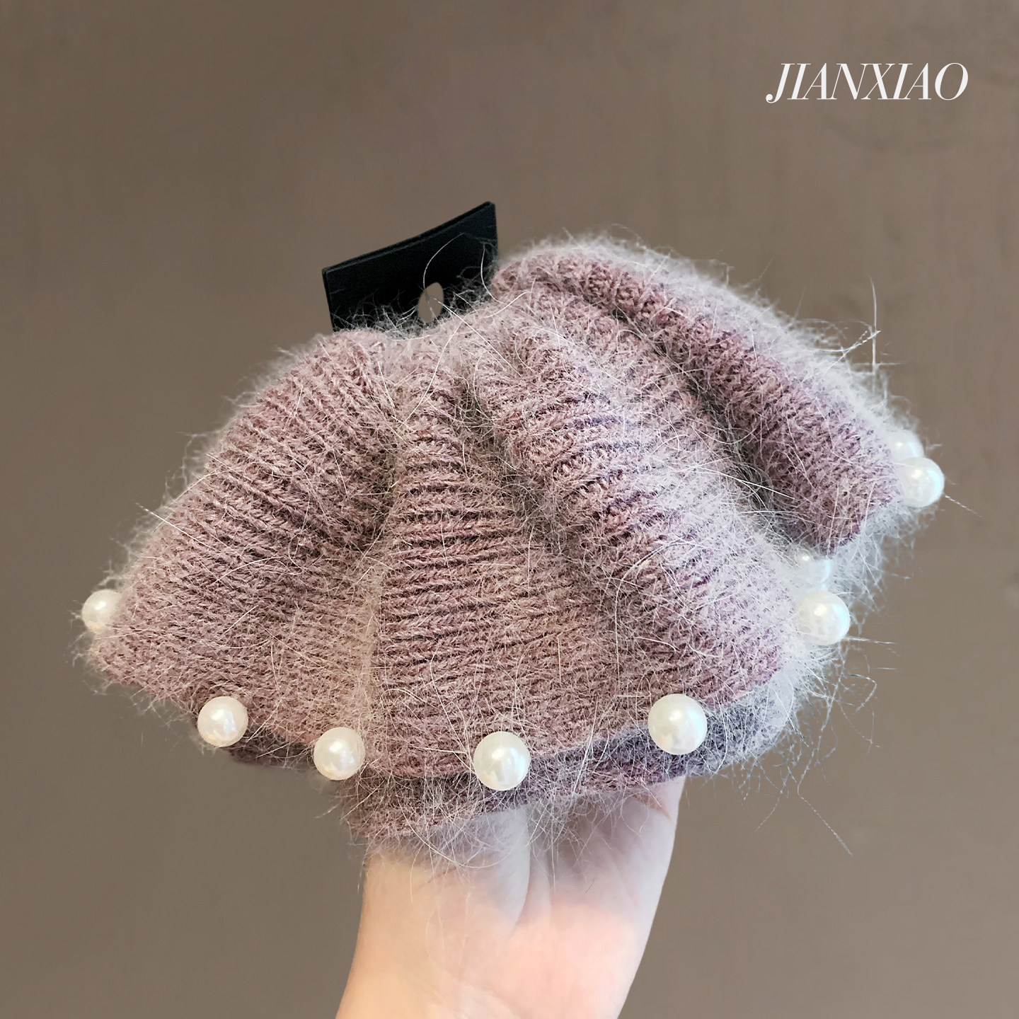 法式秋冬温柔珍珠发夹子甜美针织软糯鲨鱼夹毛茸茸抓夹少女心发饰,饰品/流行首饰/时尚饰品新,发饰,淘宝优惠券,粉丝福利购,淘宝优惠卷