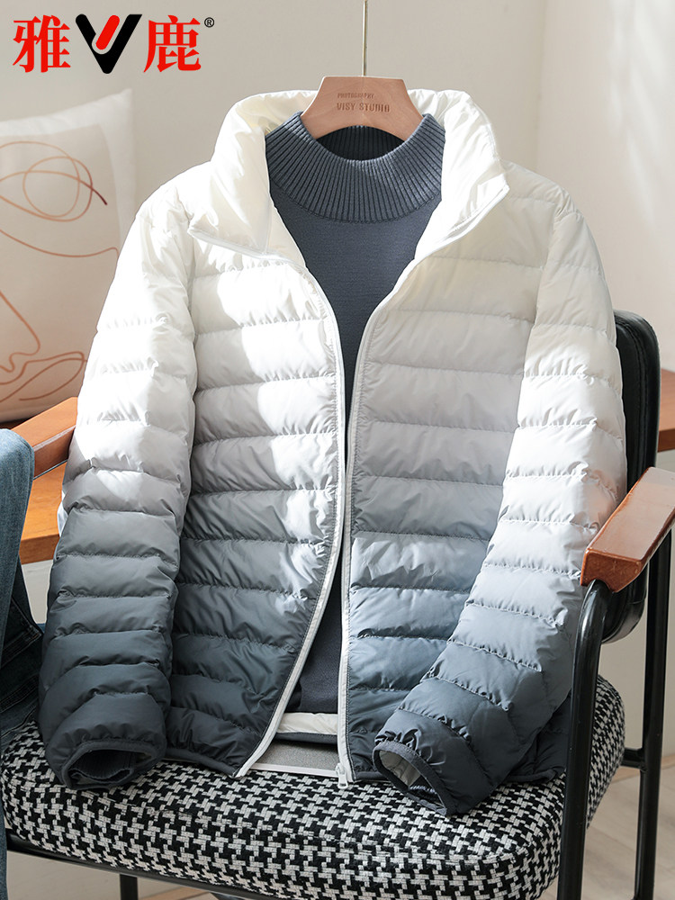 YALU 2023 새로운 얇은 다운 재킷 여성 짧은 남성 경량 커플 패션 조끼 초경량 겨울 조끼