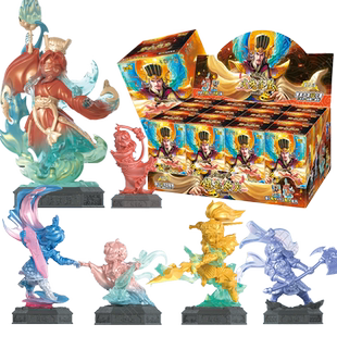 卡游三国橡皮人偶第三弹3回逐鹿中原诸葛亮关羽迷你橡皮擦一整盒2