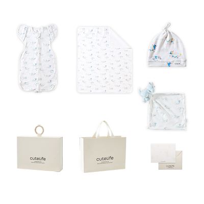 cutelife新生儿/满月/周岁礼礼盒