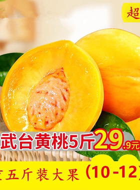纯甜新鲜水果山东蒙阴5斤黄桃
