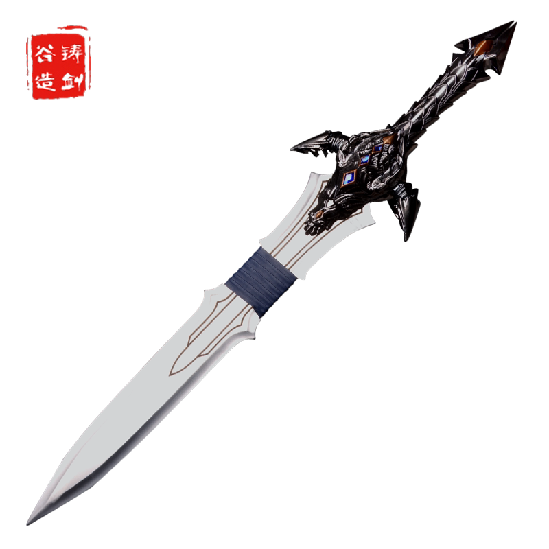 魔兽世界龙爪剑1比1全金属一体