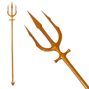 铸剑谷 海王妈三叉戟1:1全金属大2米电影正义联盟亚瑟武器五叉