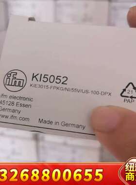 KI5052   IFM易福门液位传感器实物拍摄议价