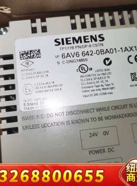 西门子TP177B PN/DP-6 CSTN触摸屏 6AV6议价