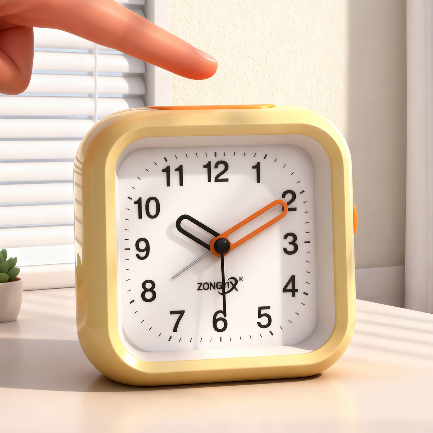 儿童静音小闹钟学生专用起床神器高颜值桌面时钟2025新款迷你钟表