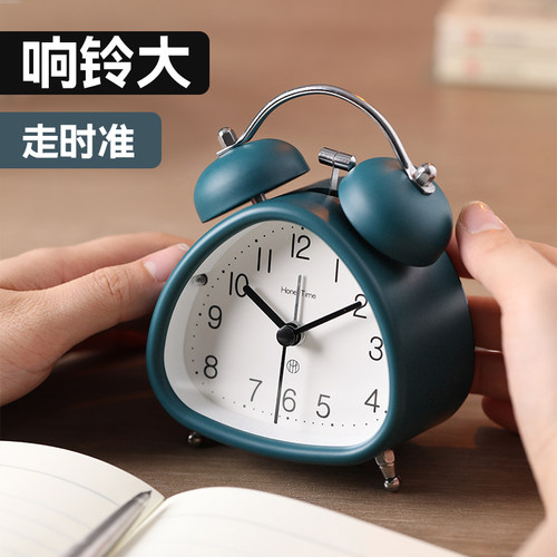 起床神器超大音量小闹钟强力叫醒