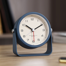桌面小闹钟摆台式创意钟表台钟静音2025新款座钟迷你卧室床头时钟