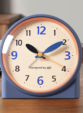 2025新款桌面时钟超静音床头小闹钟学生专用起床神器高中生男孩