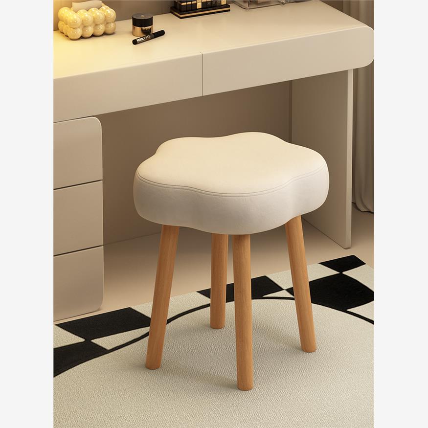 奶油风化妆凳梳妆台凳子