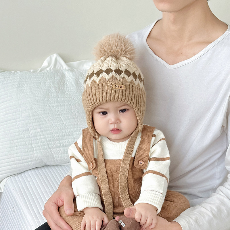宝宝帽子秋冬儿童毛线帽婴儿新款2024男女童针织帽男孩护耳套头帽,童装/婴儿装/亲子装,帽子,淘宝优惠券,粉丝福利购,淘宝优惠卷