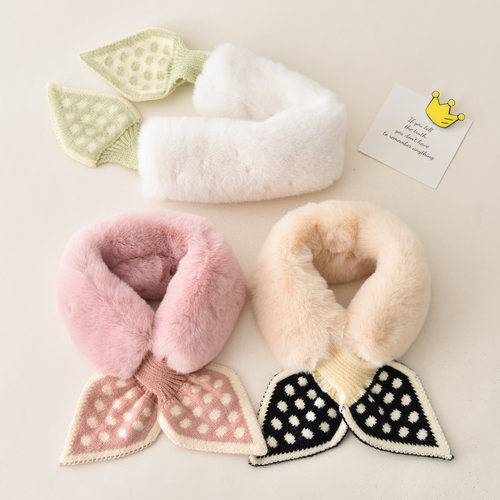 冬季宝宝加厚保暖围脖