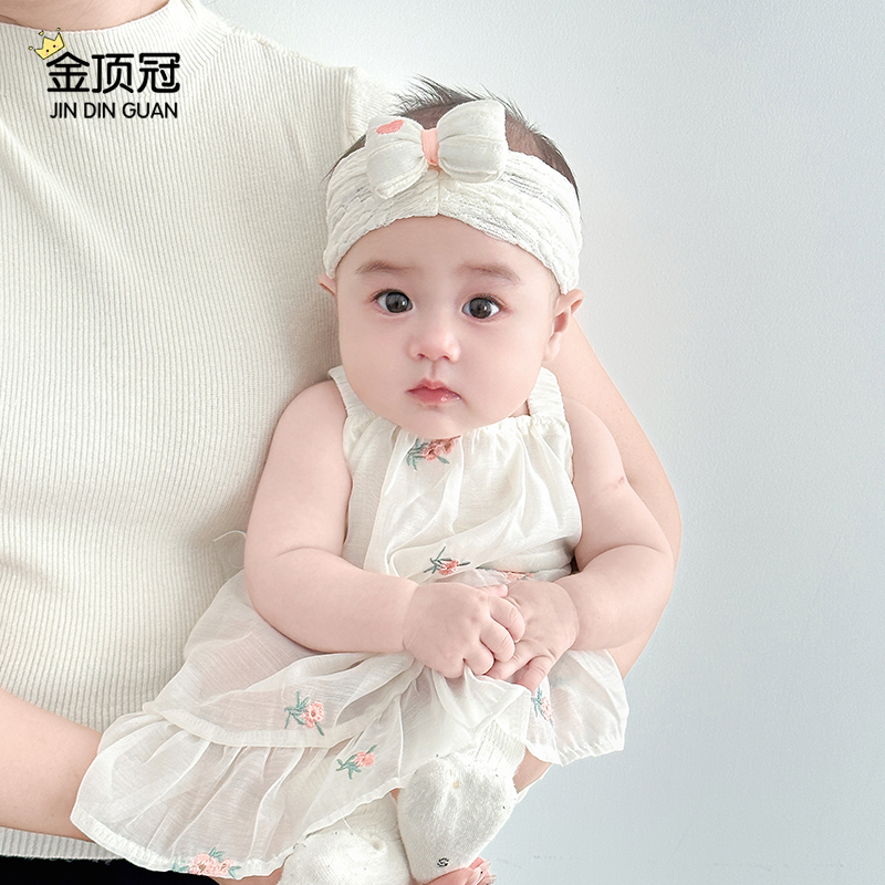 婴儿护卤门帽子夏季薄款透气
