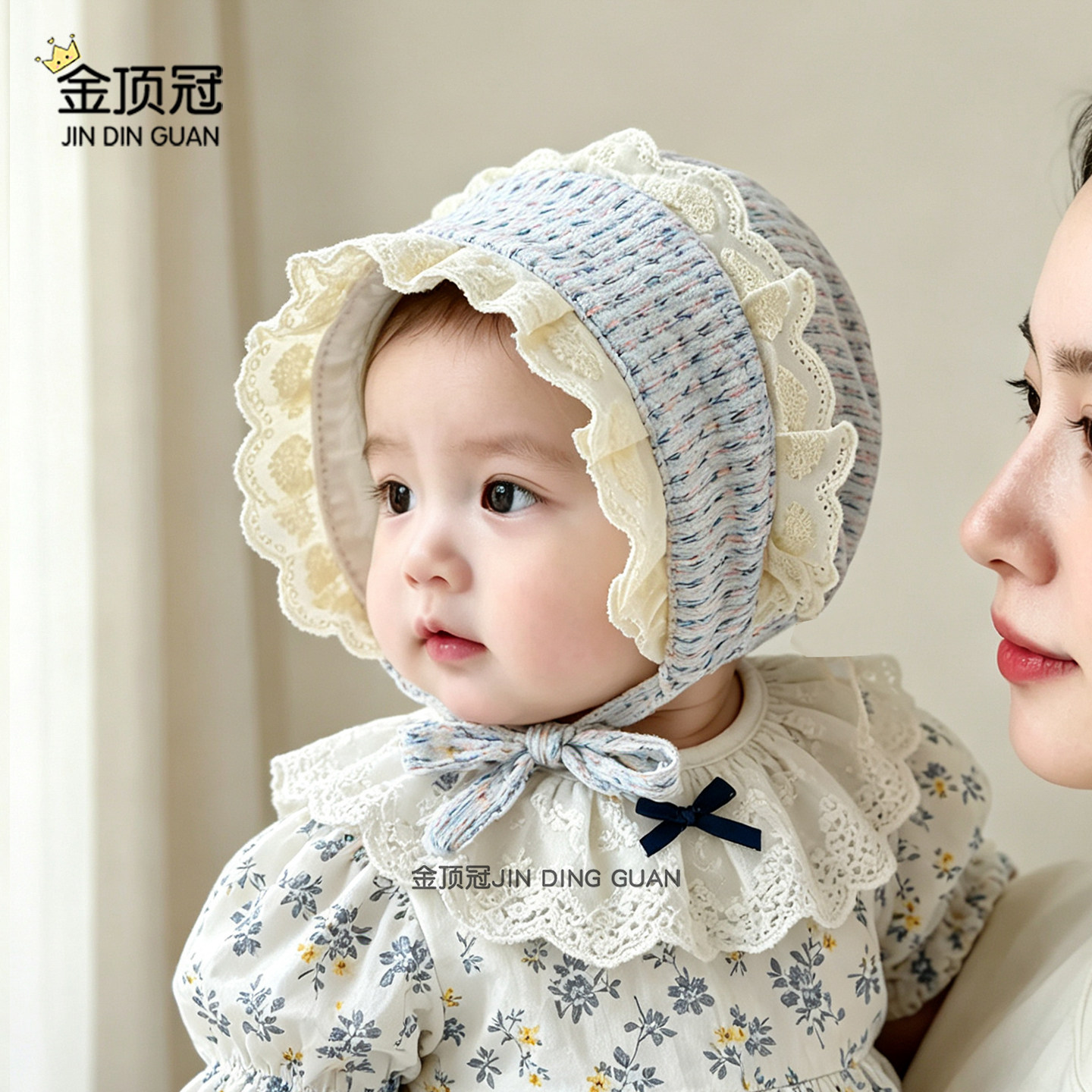 防风公主帽女宝宝小月龄图片