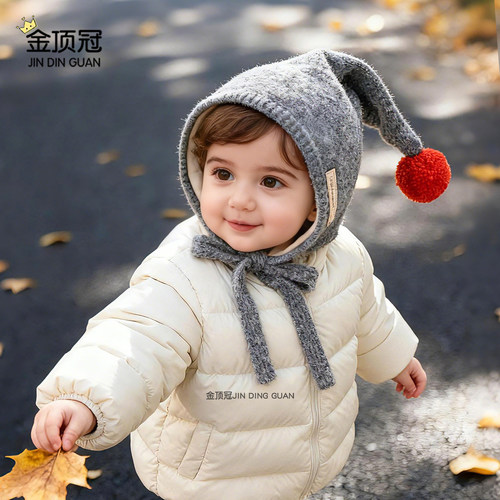 宝宝帽子秋冬季护耳帽