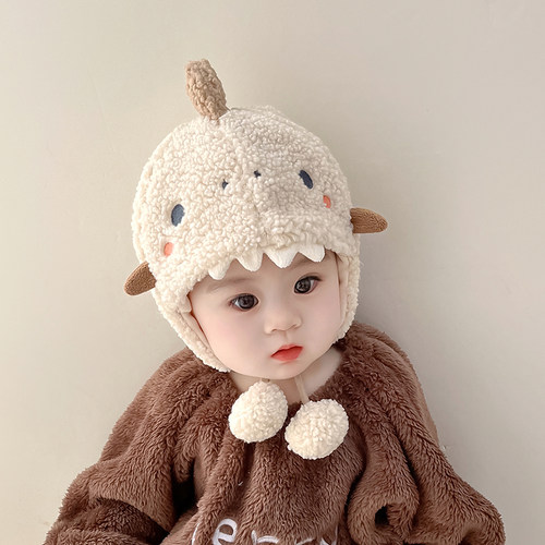 金顶冠毛绒帽韩版时尚