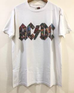 美式古着Vintage ACDC乐队短袖男女中性T恤好穿不透硬挺面料bf