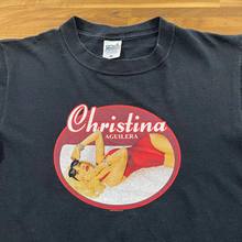 瓶中精灵Christina Aguilera设计感超酷百搭纯棉短袖T恤复古经典