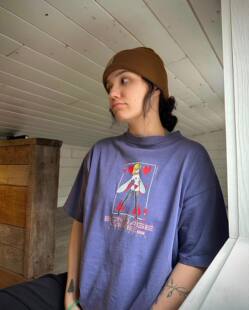 BONO AGE FAIRIES设计感大码休闲趣味短袖T恤经典小众动漫风卡通