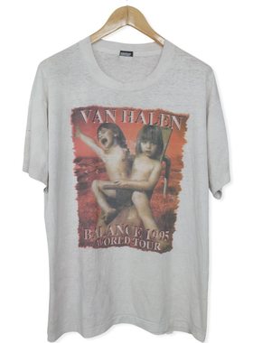 美式古着vintage Van Halen范海伦乐队高级感oldschool高街短袖