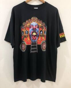 Psycho Circus Kiss合唱团美式古着Vintage短袖T恤流行摇滚金属乐