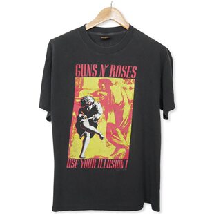 Roses Use 美式 Illusion枪与玫瑰短袖 Guns Your 古着vintage