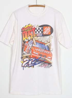 美式古着Vintag 托尼斯图尔特制造灰尘短袖T恤Tony Stewart Makin