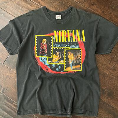 涅槃乐队Nirvana超火摇滚嘻哈短袖T恤街头复古大码超酷oldschool