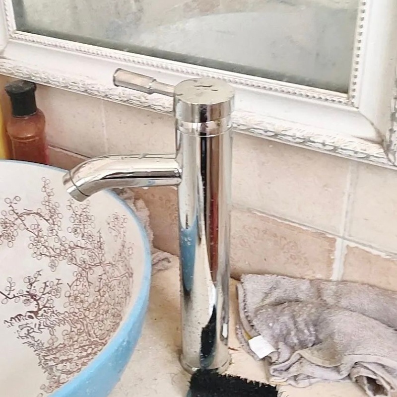 洗漱台洗手盆台上盆全铜脸盆不锈钢水龙头加高龙头洗脸盆面盆欧式